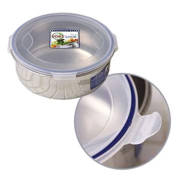 <b>원형</b> 밀폐 스텐 찬통 반찬<b>통</b> 보관 밀폐용기 1000ml 1P