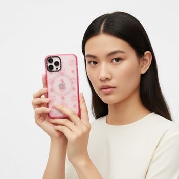 MCM X CASETiFY 모노그램 iPhone 17 Pro Max 케이스 MXEGSTA08PK 271191