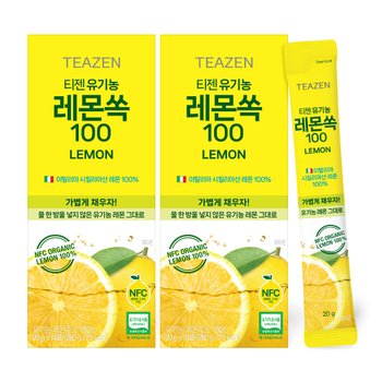 티젠 유기농 레몬쏙 14포x2박스 (NFC 유기농 레몬즙 100%)