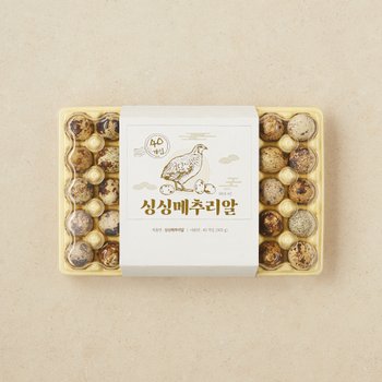 싱싱 메추리알 40개입 (360g)
