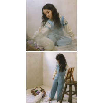 [신세계백화점][센텀점_아꽁떼]룰라비 자수데님오버롤 (76122-420-01