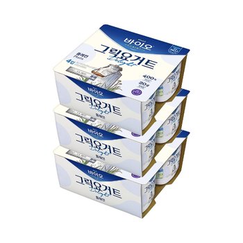매일 바이오 그릭요거트 딜라이트 플레인 80g 12개입