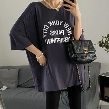 디파트영문실키티셔츠 RAX459M603 빅사이즈_P420040335