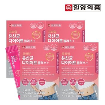일양약품 프라임 유산균 앤 다이어트 4박스 4개월분 / 유산균 가르시니아 분말 가루