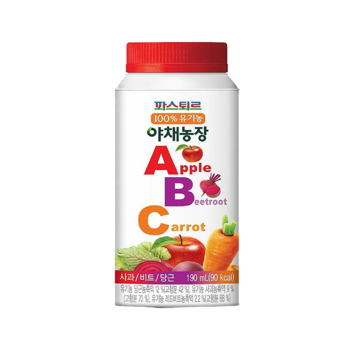 파스퇴르 유기농 야채농장 ABC 주스 190ml x 24개