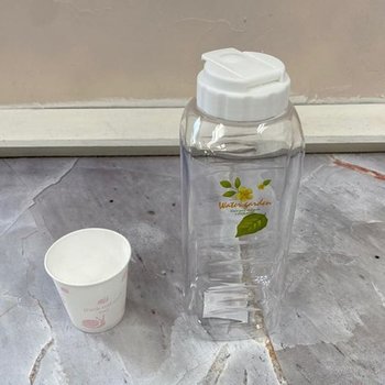 제이탑허브사각물병 1.2L 유리물병 냉장고물병 냉장고물통 주전자