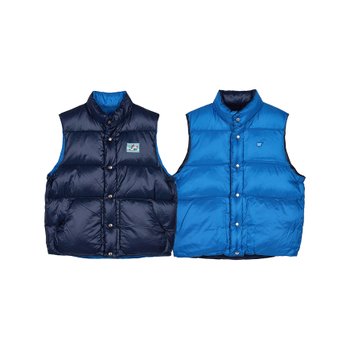 [휴먼메이드] FW25 남성 리버서블 다운 패딩조끼 HM30JK024 NAVY 121968