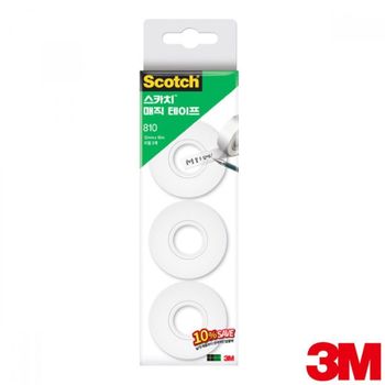 3M 매직테이프 세이빙팩 810R-3 12mm x 18m