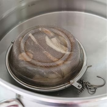 스테인리스 차망 인퓨저 티망 멸치 국물팩 육수 티백 112mm 거름망