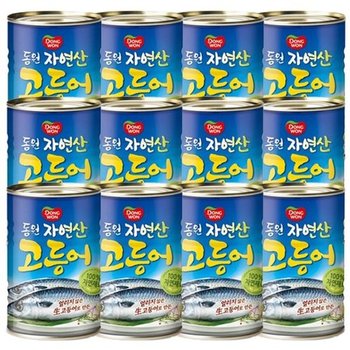 동원 고등어 300g 12캔