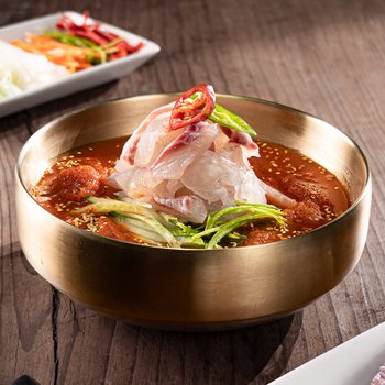 쵱선생 통영 활 참돔 도미 물회 2인분 물회육수증정
