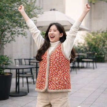 집에서입는조끼 봄 간절기 겨울 촌캉스 김장조끼 할머니조끼 누...