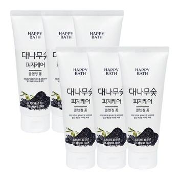 해피바스 대나무숯 피지흡착 클렌징폼 200g x6 (S12261726)