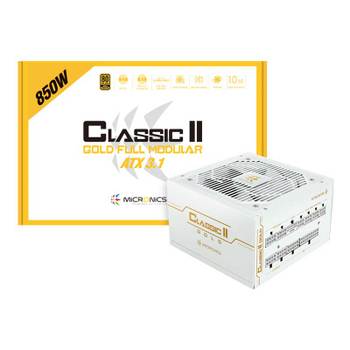 마이크로닉스 Classic II 1050W 80PLUS 골드 230V EU 풀모듈러 화이트