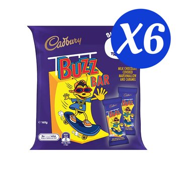 [해외] 캐드버리 초콜릿 셰어팩 버즈 바 160g 백 8팩X6개