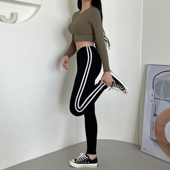 레깅스 겨울 기모 쫄바지 렉샤 투라인핏 안감퍼 SD221178