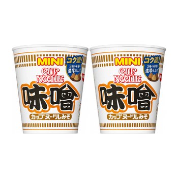 [해외] 닛신 컵누들 미니 미소 된장맛 컵라면 41g x2개묶음