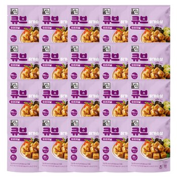 [육식토끼] 닭가슴살 소스큐브 100g 오리지널 30팩 (15팩+15팩)