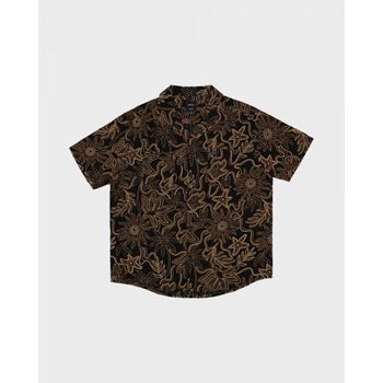 [해외] RVCA 남성 애프터 아워 반소매 셔츠 - 블랙 7949089