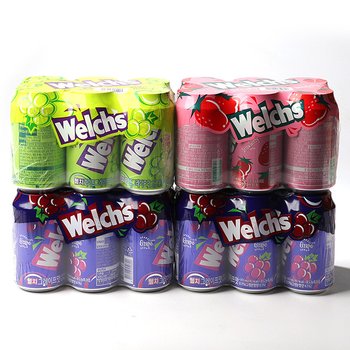 웰치스 믹스팩 (딸기/포도/청포도) 355ml - 24캔
