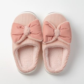 큐티 겨울 방한슬리퍼 DT1357610 리본 털슬리퍼(235-240mm)