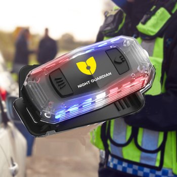 전자경호기 나이트가디언 L (거치대포함) 경광등 + 손전등 + 방수 경찰청 납품 교통경찰 경광등