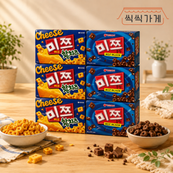 [오늘출발] 미쯔 황치즈 52g x 3개 + 미쯔 초코 60g x 3개