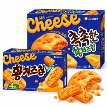 한정판2종 황치즈칩 쿠키 + 촉촉한 황치즈 칩 576g