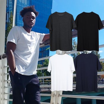 조이할리 에버 남자 반팔 4장세트 기본 무지 티셔츠 라운드넥 빅사이즈 상의(M-2XL)