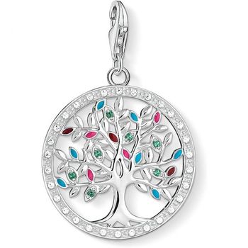 토마스 사보 팬던트 참 펜던트 사랑의 나무 다채로운 925 스털링 실버 1667 473 7 254097