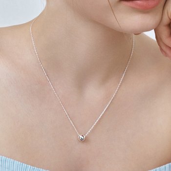 [장신영 착용]small ring pendant necklace