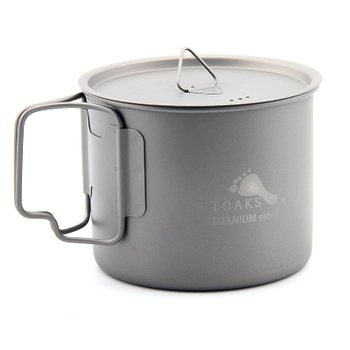 [해외] TOAKS 토크스 짧은 핸들 포트 550ml POT-550-L