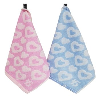 5장뉴하트주방고리수건 어린이집 유치원 개인 준비물 부드러운 모달사 전사 기념 수건 타올