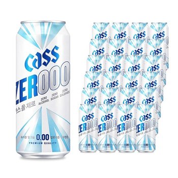 카스 올제로 0.00 500ml X 24캔 무알콜 탄산음료