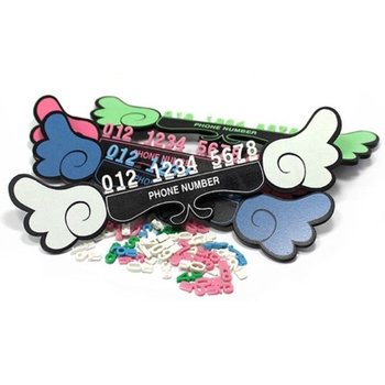 주차 연락처 알림판 차량용 번호판 축광 주차번호판 차량 요금 안내판 (WFJCGCK)