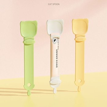 간편 츄르 짜개 고양이 간식 스푼 도구 길고양이 캣맘 츄르스푼 아기고양이 츄르간식