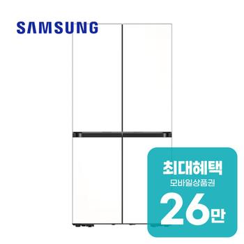 삼성 비스포크 AI 하이브리드 4도어 키친핏 냉장고 637L RM70F64R1X 렌탈 60개월 월 94700원