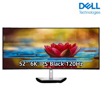 DELL 울트라샤프 모니터 U5226KW 52인치 103.7cm IPS Black 6K Thunderbolt 120Hz 스피커