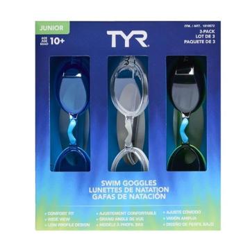 TYR 아동용 물안경 3개 - 스모크블루 (S33134685)