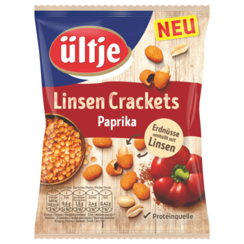 [해외] 울트제 ultje 렌틸콩 크래커 파프리카맛 110g