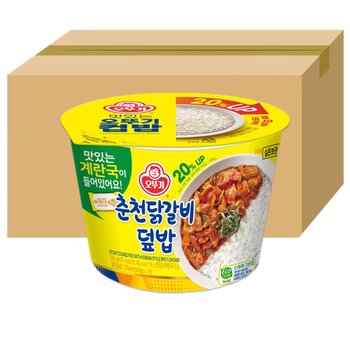 오뚜기 맛있는 컵밥 춘천닭갈비 덮밥 315gx12개(1박스)