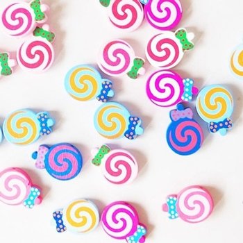 [VCL6O2OP]나무비즈(롤리캔디)소모품 1봉