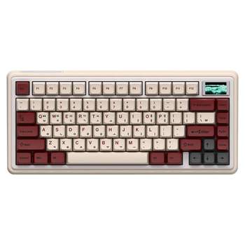 COX 키보드 콕스 유무선 SUPER 염료승화 디스플레이 CK80 VIA 3MODE (REDAN)