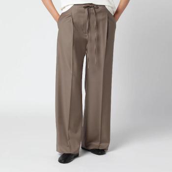 [해외] Rohe Brown virgin wool wide leg trousers 421-30-253WO/XN_ROHE-252_108-34 Brown  [관부가