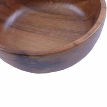 원목 408NUZ44 원형 그릇 14.8x5cm 샐러드볼 디저트그릇