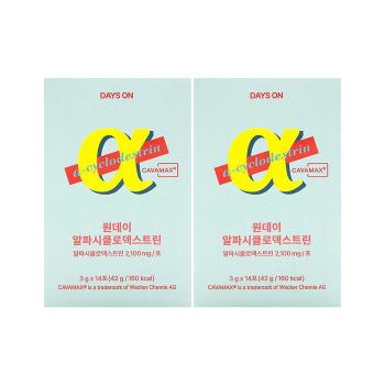 데이즈온 원데이 알파시클로 덱스트린 3g x 14포 x 2박스 (S41313073)