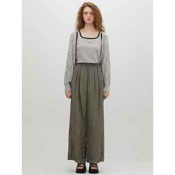 허리밴딩 와이드 팬츠 T234MPT232W_P391024218