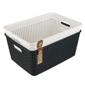 마이 QKP844M6 스타일 직사각 바스켓-Y4호 약34.5x24.5xH15.5cm