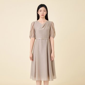 [린]루시엔 A라인 벨트 원피스 LCOPPF0200