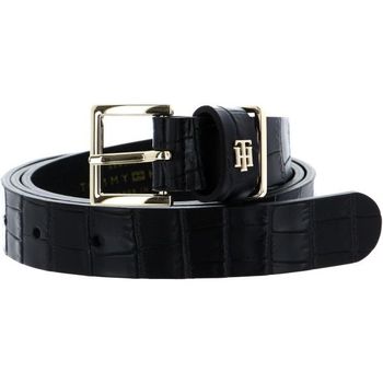[해외] 타미힐피거 벨트 여성 TH 스퀘어 2.5 모조 크로코 W85 블랙 287245